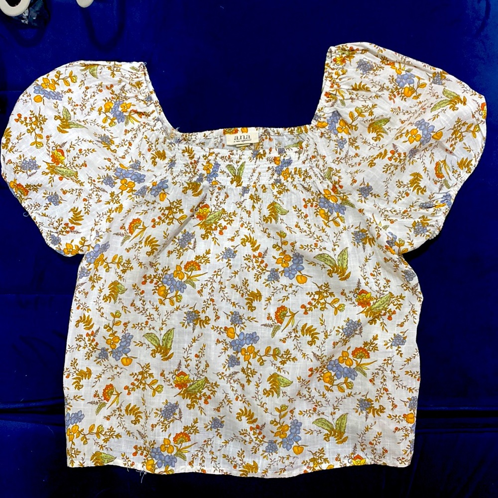 Floral Cropped Top
